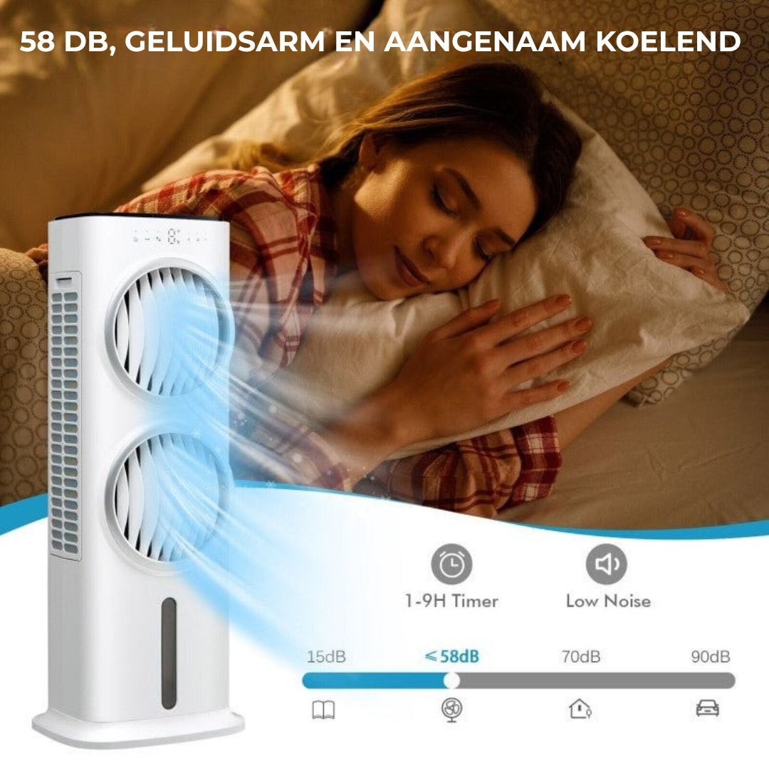Mobiele Airco - 4-in-1 met afstandsbediening voor slaapkamer en woonkamer