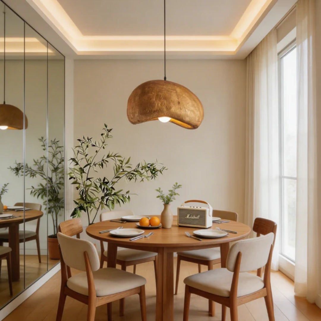 Aureliah - Hanglamp met Gouden Japandi Design