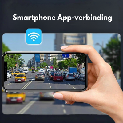 Dashcam - Triple Camera met Nachtzicht en App-bediening - VisionDrive