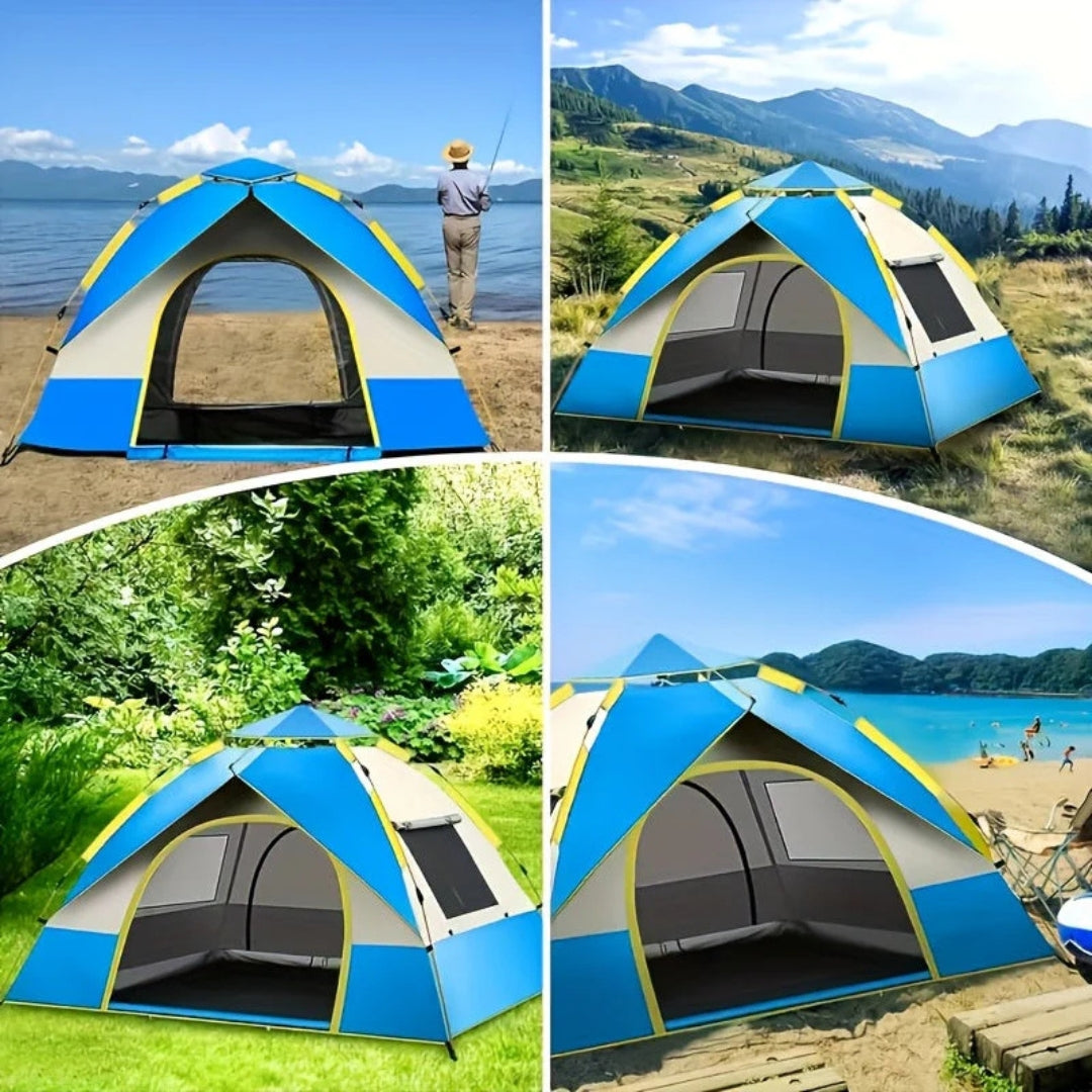 Camping Tent - 4 Persoons voor Outdoor Gebruik - Trailvora