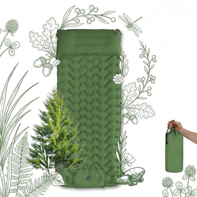 Camping Matras - Opblaasbaar Met Ingebouwde Voetpomp