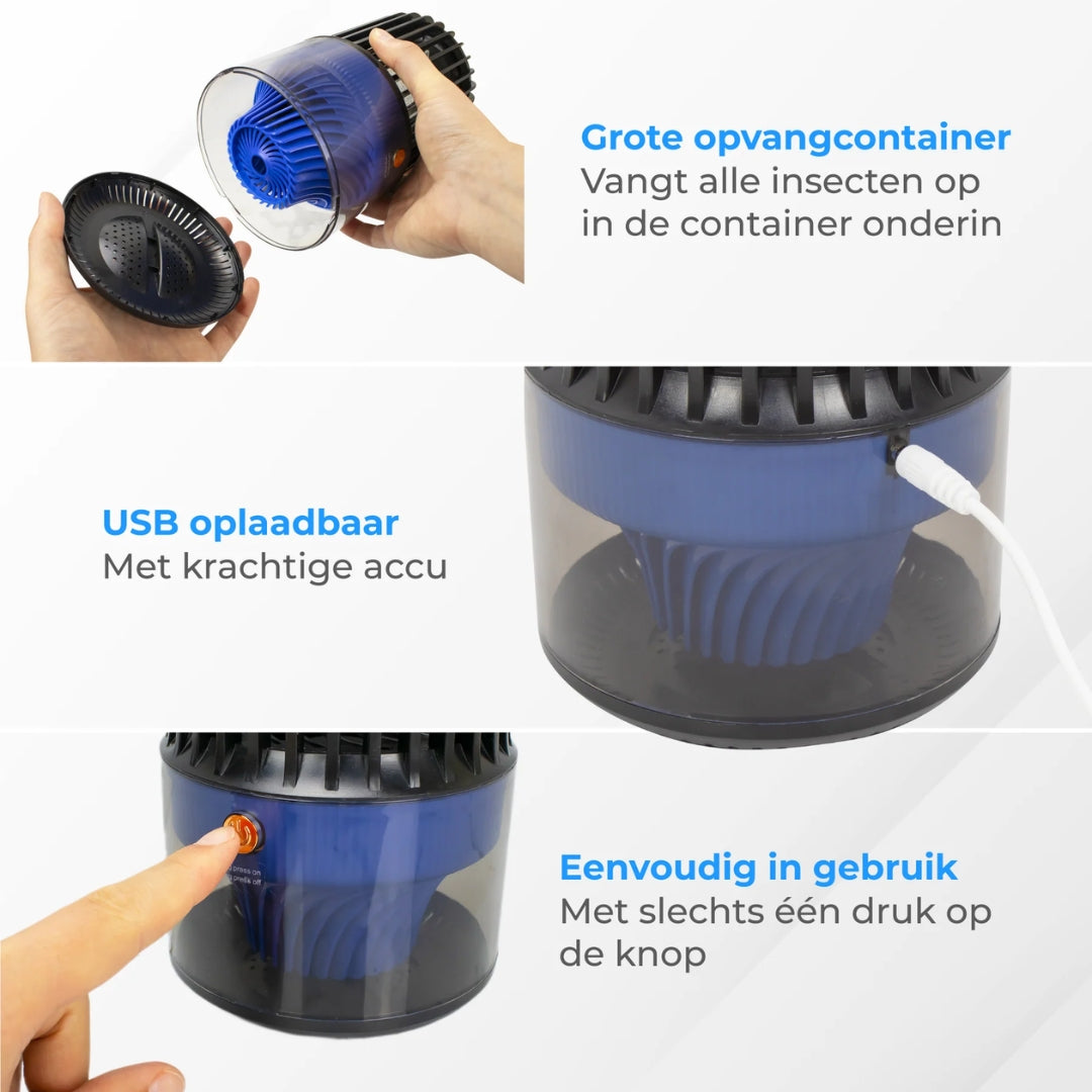 Muggenlamp - Draadloze UV Insectenvanger