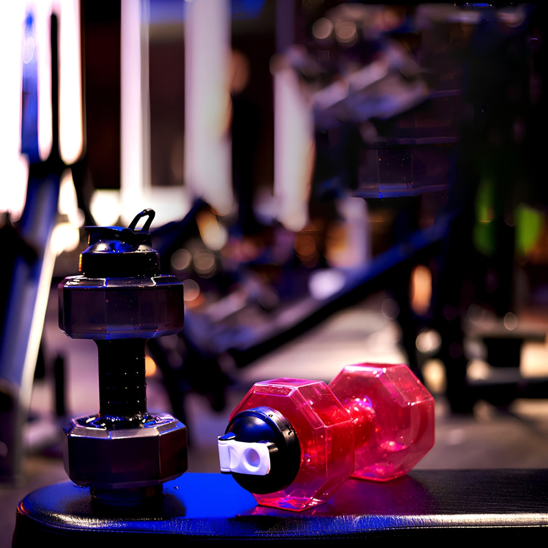 Dumbbell Drinkfles - Sportfles Met Halterontwerp