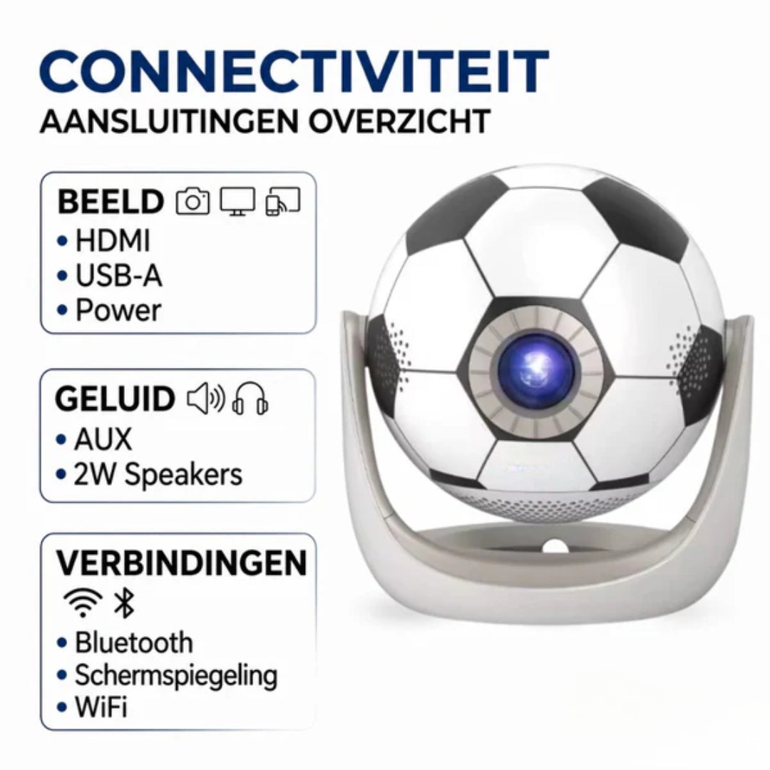 VisionBall - Smart Mini Beamer mit WiFi & Bluetooth