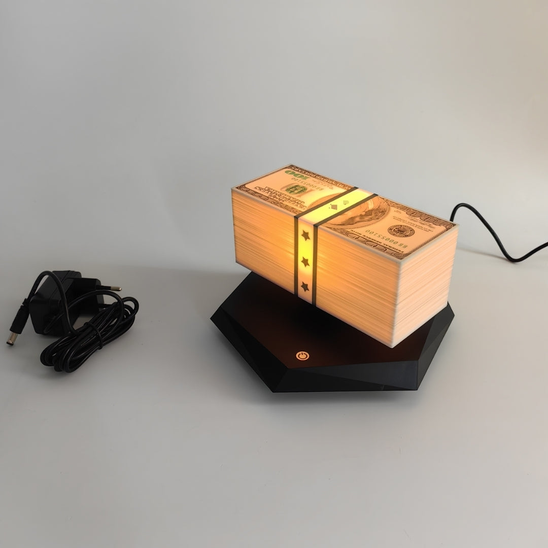 Money Lamp - Zwevende Geld LED Lamp met Dollar Design