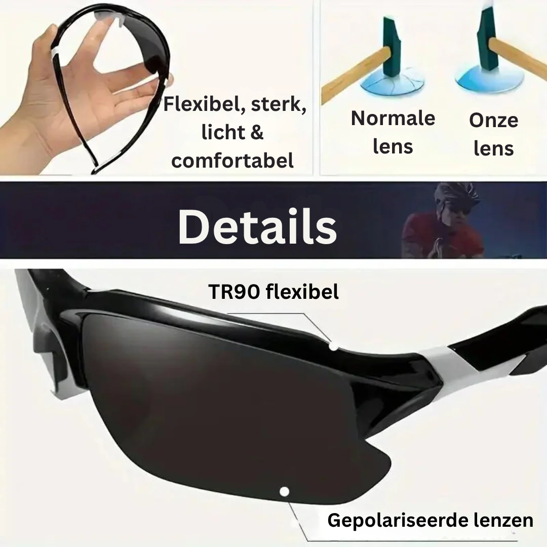 Racer - Gepolariseerde Sport Zonnebril