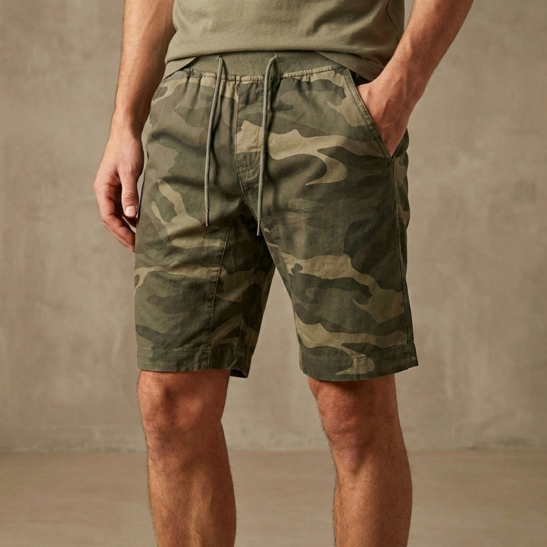 Cargo Shorts - Camo Utility Short met Verstelbare Taille - RangerFit