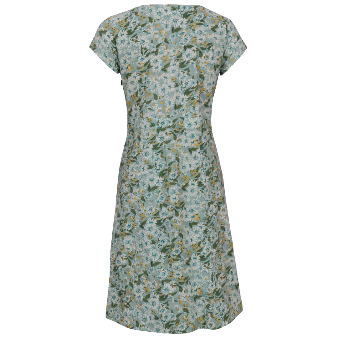 Midi Jurk - Elegante Bloemenjurk met Zakken - Eloria