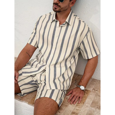 Gestreepte Zomer Set met Shorts - Seabreeze
