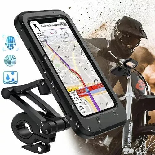 Support Téléphone Vélo - Étanche et Réglable à 360°