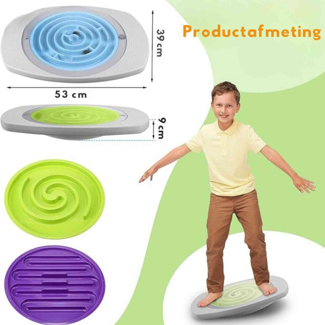 Balancio Bordspel - Sensorisch Balance Spel met Doolhof Uitdagingen - Kidvoro