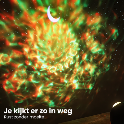 Projecteur Galaxie - Ciel Étoilé Mouvant avec Réaction Sonore