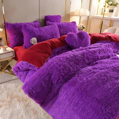 Fleece Beddengoed Set - Extra Warm Winter Dekbedovertrek - CozyDream
