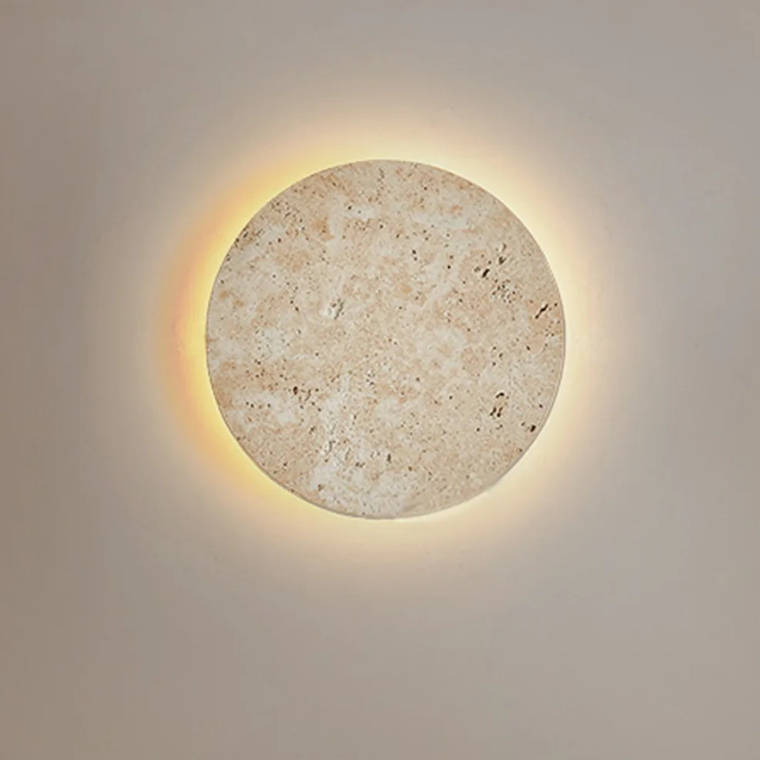 MYHOME® - Wabi Sabi LED Travertin Design Wandlamp