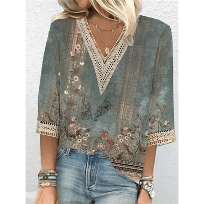 Mira - Elegante V-Hals Blouse Voor Dames