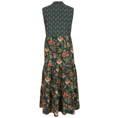 Zomerjurk - Lange Bloemenjurk met Zakken - Florabelle