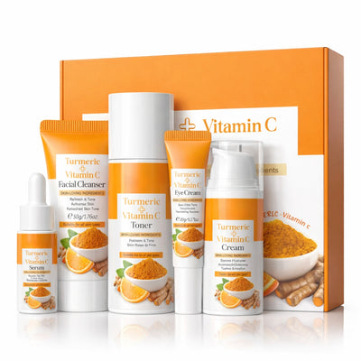 Kurkuma Skincare Set - Complete Verzorgingsset Voor Stralende Huid