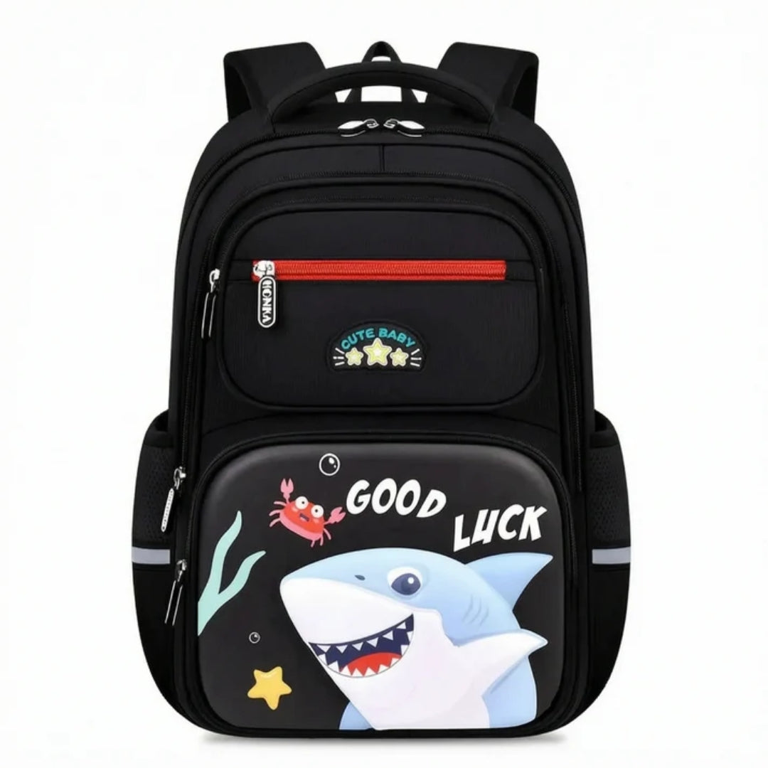 Complete 3-Delige Schooltas Set Voor Kinderen - Sharkie