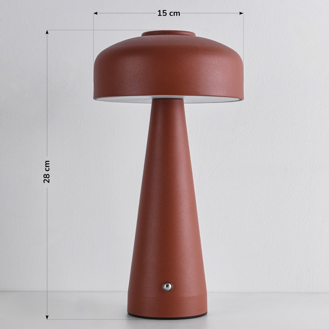 Mushroom Lamp - Oplaadbare Tafellamp met Touch Dimmer