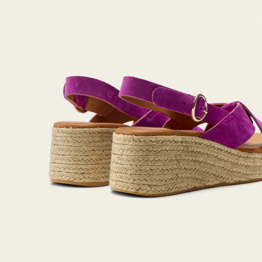 Platform Espadriller med Leopardprint