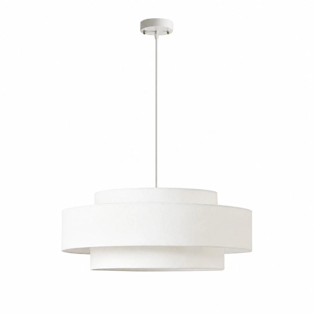 MYHOME® - Hanglamp Met Gelaagd Linnen Design
