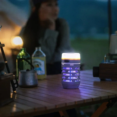 Muggenlamp - draagbaar met LED en USB-oplaadbaar