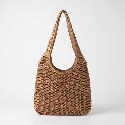 Geweven Shopper Schoudertas - Aveline