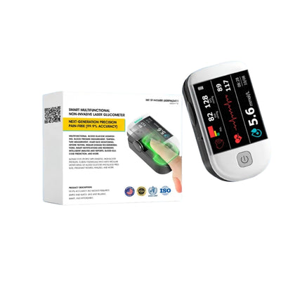 Pulsoxymeter - Compacte Zuurstofmeter met OLED Scherm - VitaScan