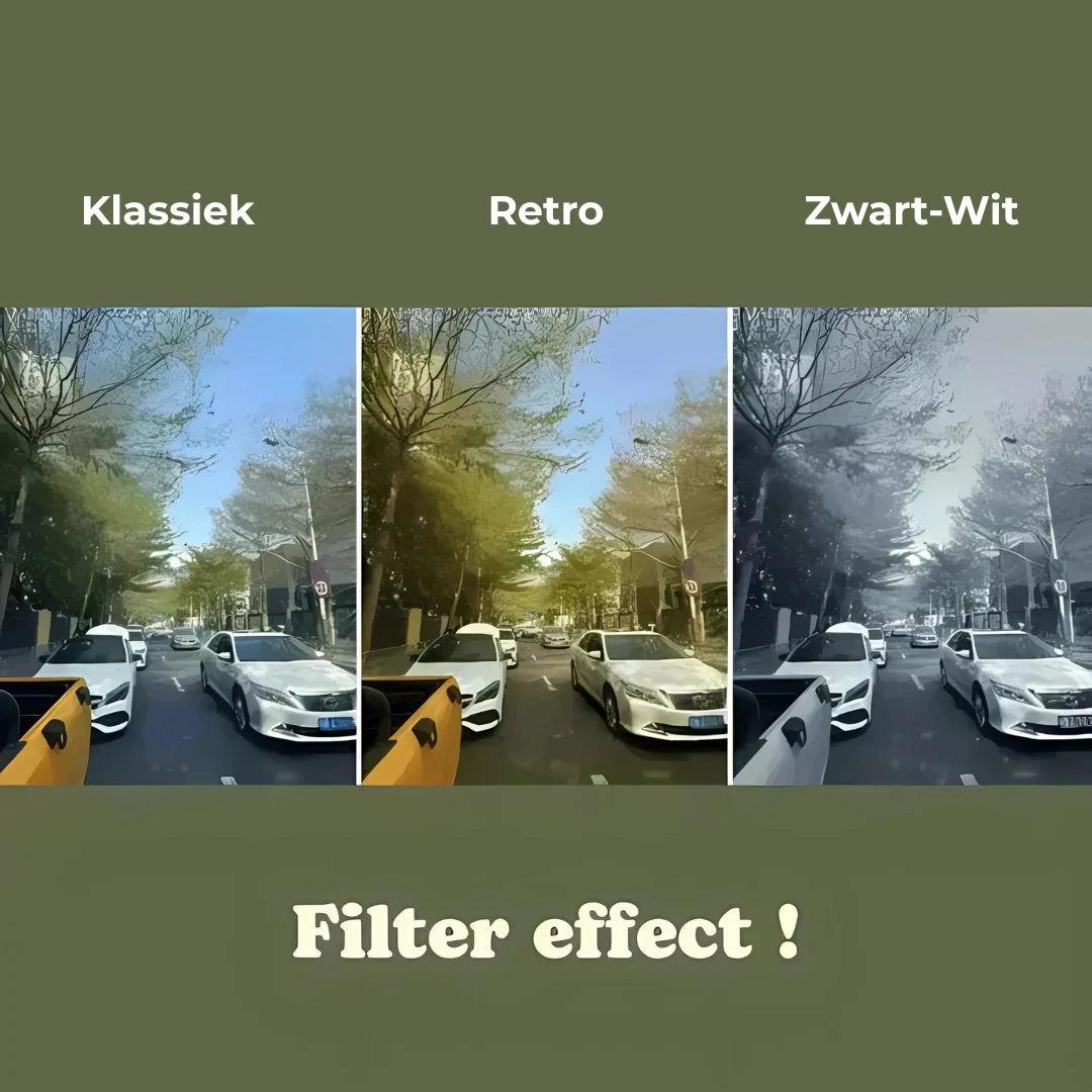 Retro kamera - vintage kamera med filtre