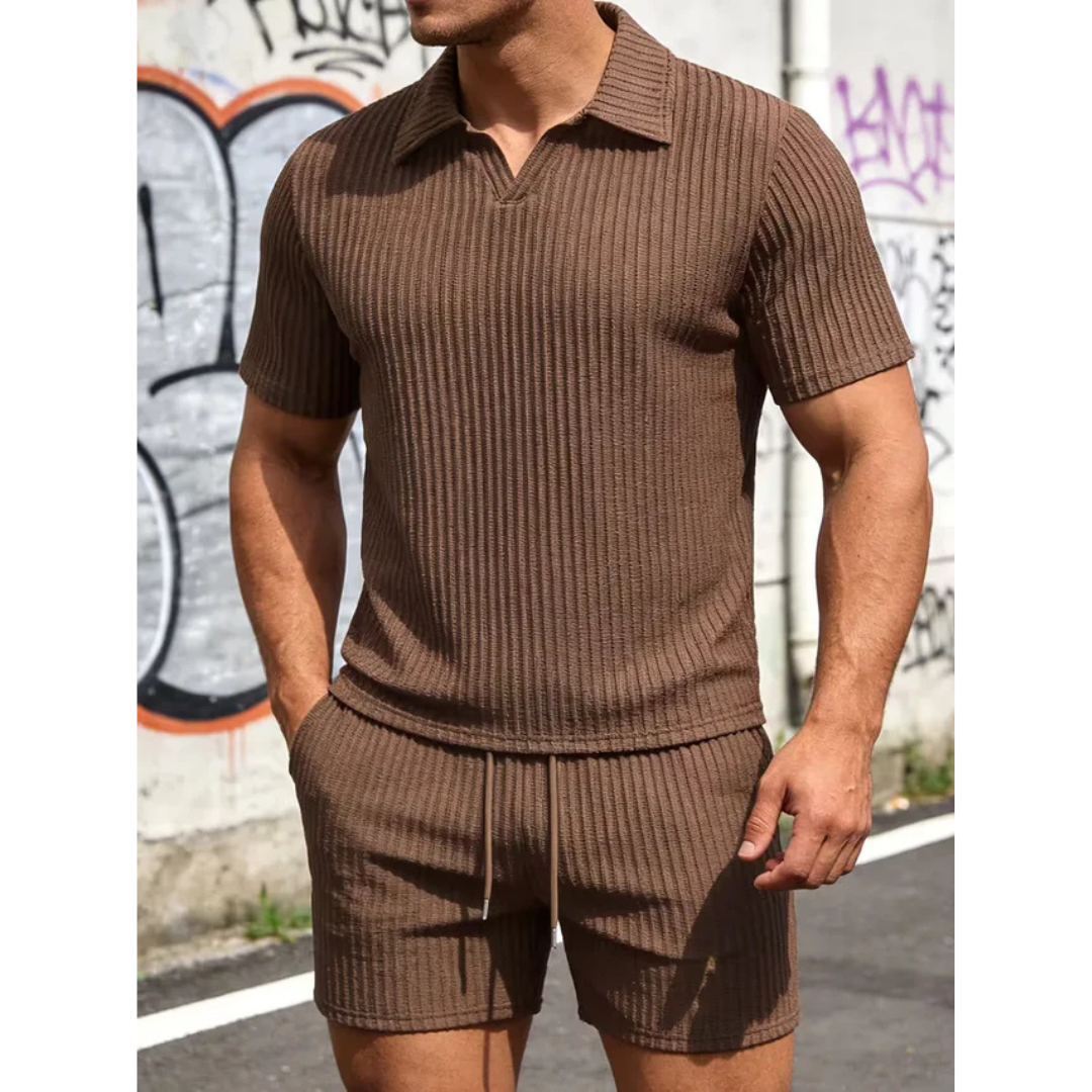 Zomer Set met Polo en Shorts - Aerion
