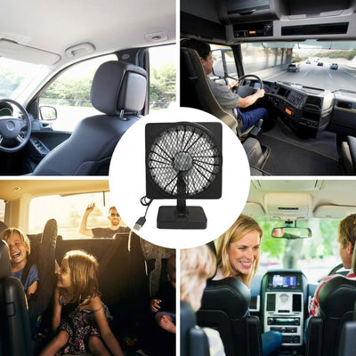 Auto Ventilator 12V - Draagbare 360° Verkoeling