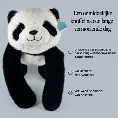 Ontspannende Pluche Panda Met Verzwaarde Armen