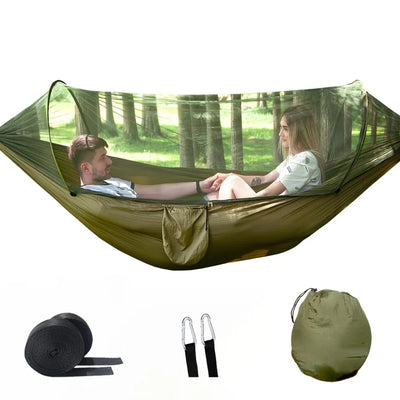 Hangmat - Compacte Outdoor Hangmat Met Insectennet