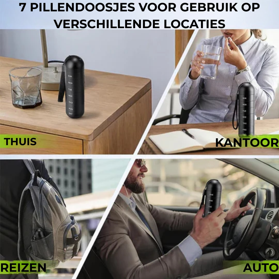 Pillendoosje - 7 Dagen Reis Organizer
