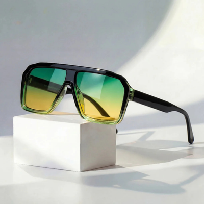 Retro Aviator Zonnebril Met UV400 Bescherming
