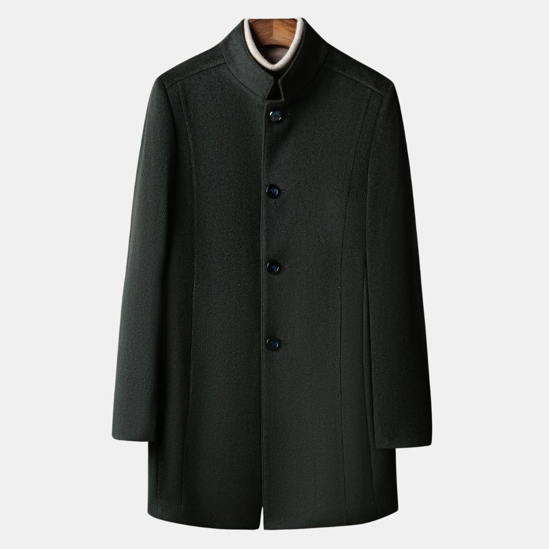 Comfortabele Wollen & Kasjmier Mix Jas - Luxe Winterjas - Velmoro