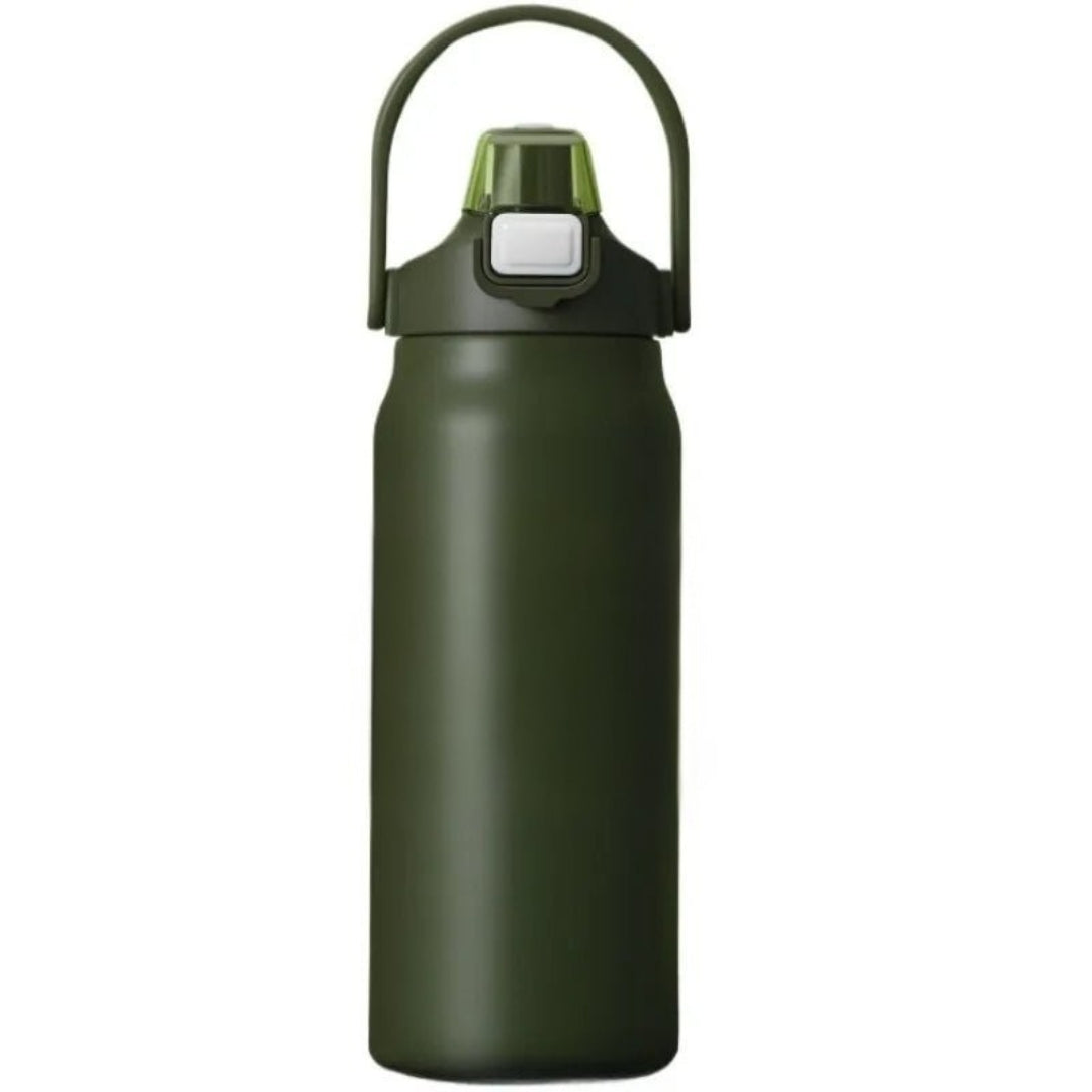 Thermofles - Premium Drinkfles Met Rietje Voor Kantoor, Sport en Reizen