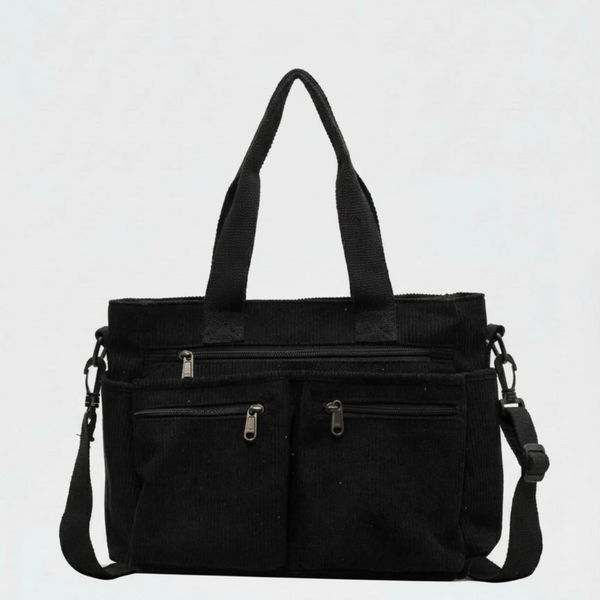 Emily Tote - Schoudertas - Stijlvolle Corduroy Tas