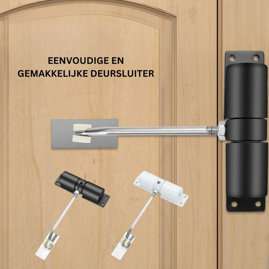 Deursluiter - Hydraulische Deurdranger voor Soepel Sluiten - Homzera