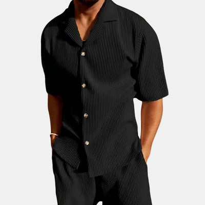 Gestreepte Zomer Set met V-Hals - CoastalStripe