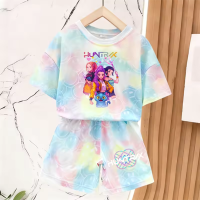 Kpop Kledingset - Vrolijke Zomer Set voor Meisjes - SmilePop