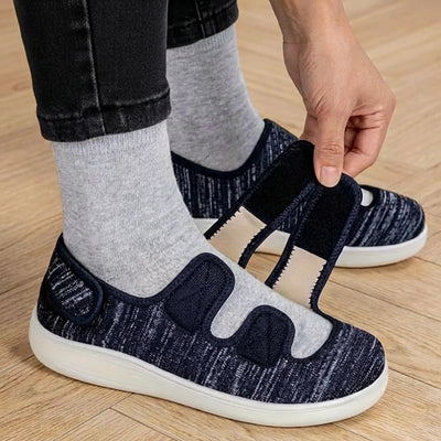 Orthopedische Instapschoenen - Brede Pasvorm met Klittenbandsluiting - Norvexa