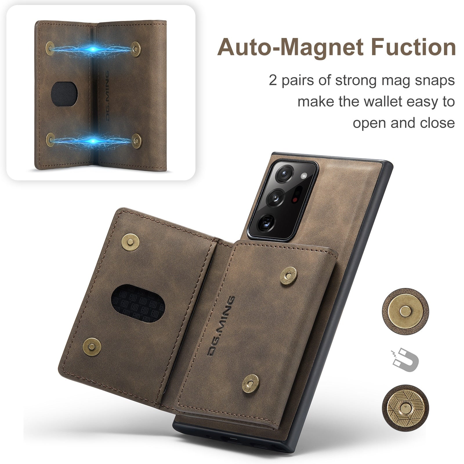 Samsung S23 Case met afneembare wallet