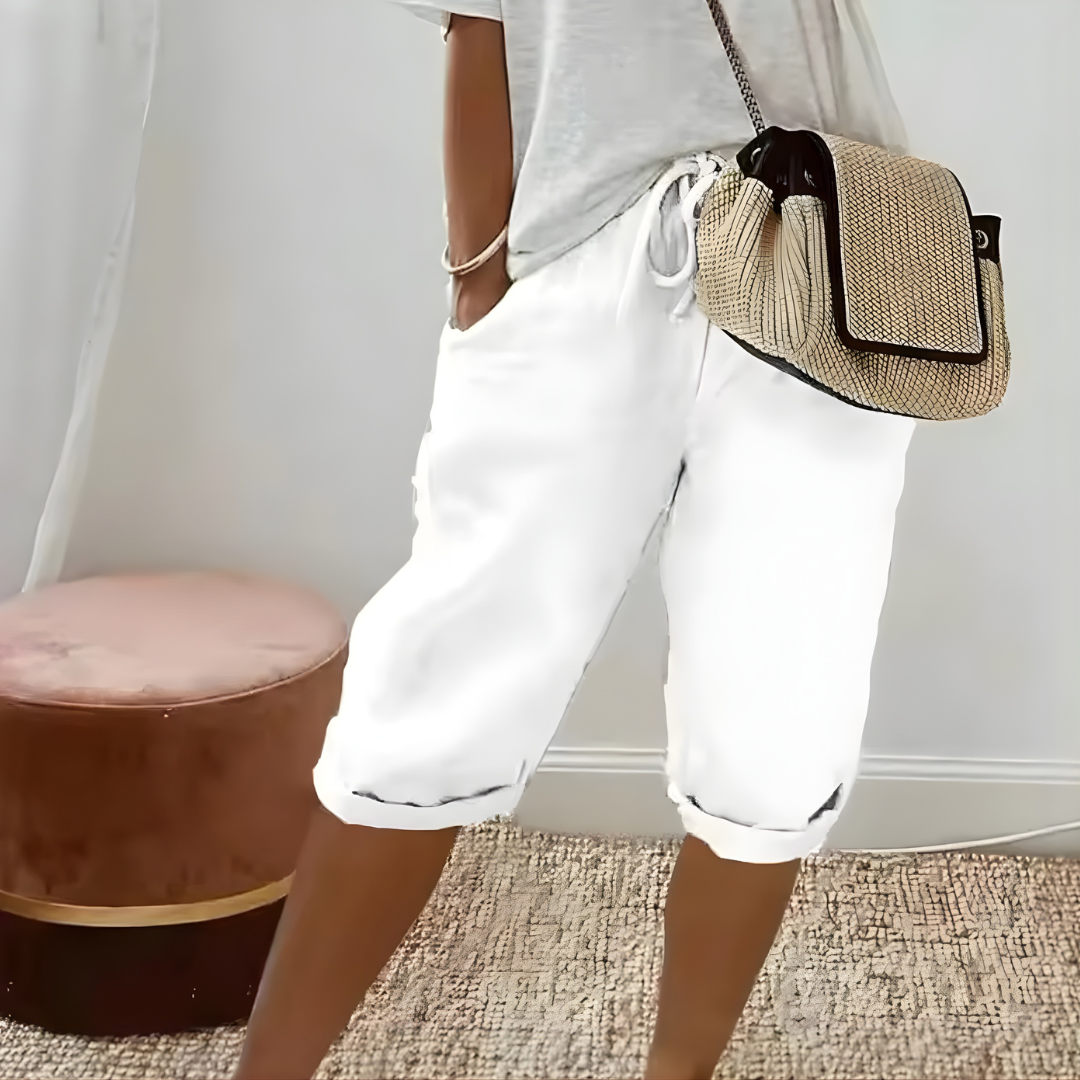 Solvera - Short - Short Stretch Confortable pour les Journées d'Été