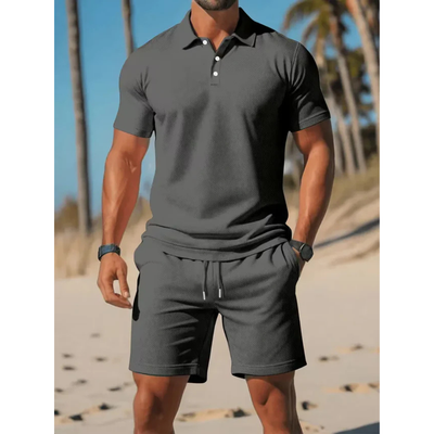 Zomer set - Luxe Polo en Shorts Set - Ashford