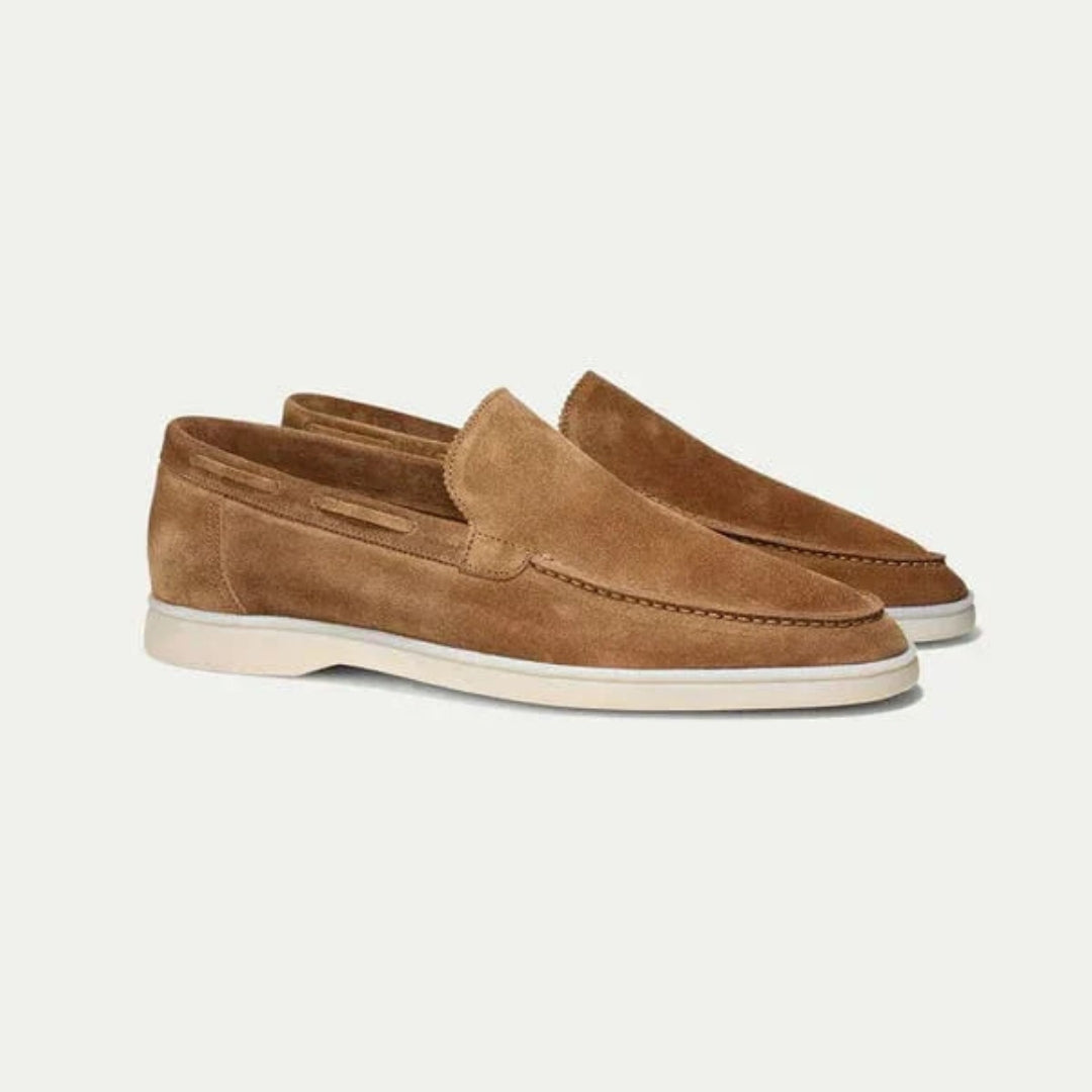 Loafers - Suède Look Instappers met Comfortzool - Valtero