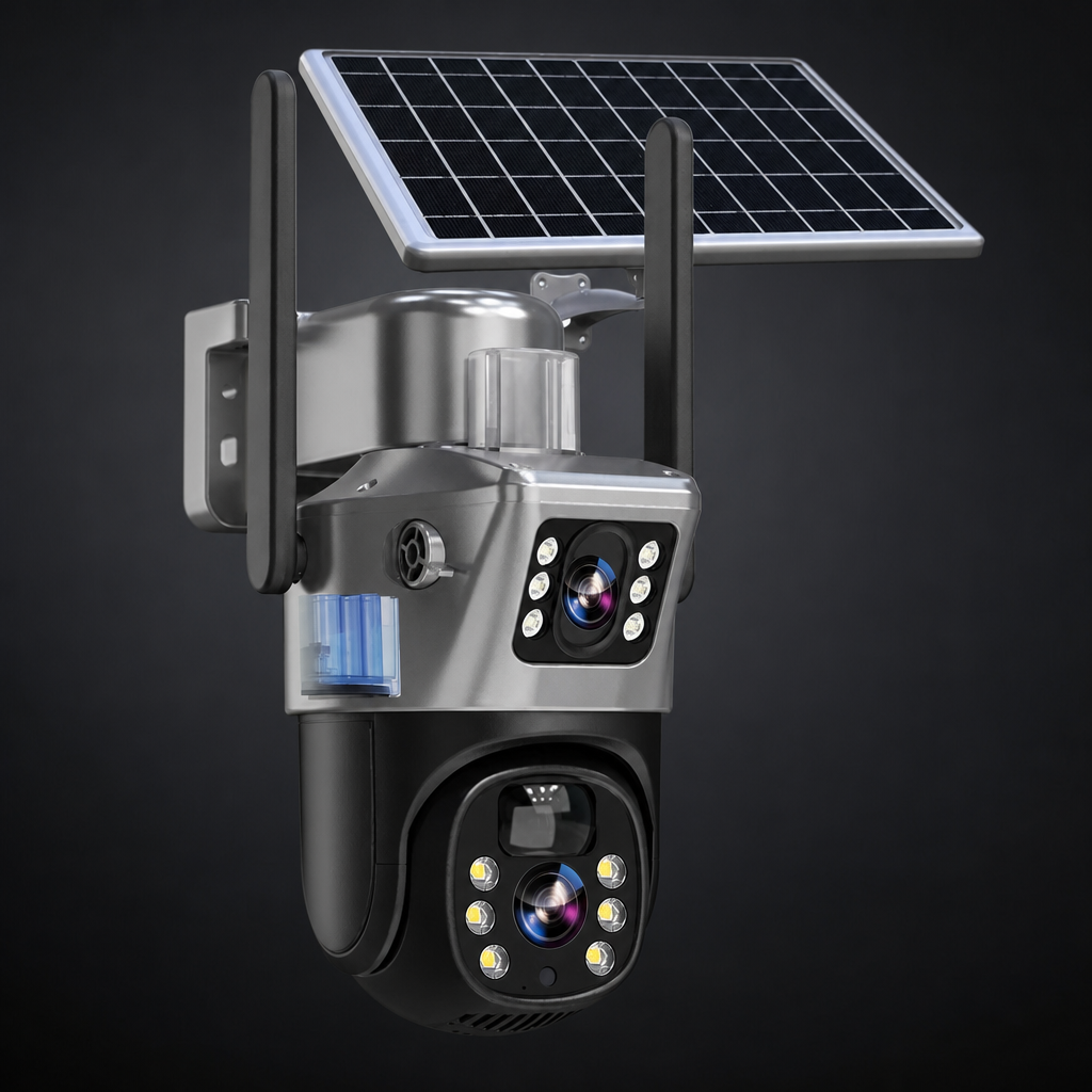 4K Solar Bewakingscamera - Volledig Draadloos Met Nachtzicht