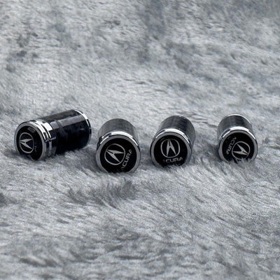 Capuchons de valve de pneu en fibre de carbone – Kit de protection de roue étanche