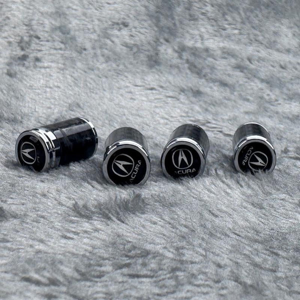 Capuchons de valve de pneu en fibre de carbone – Kit de protection de roue étanche