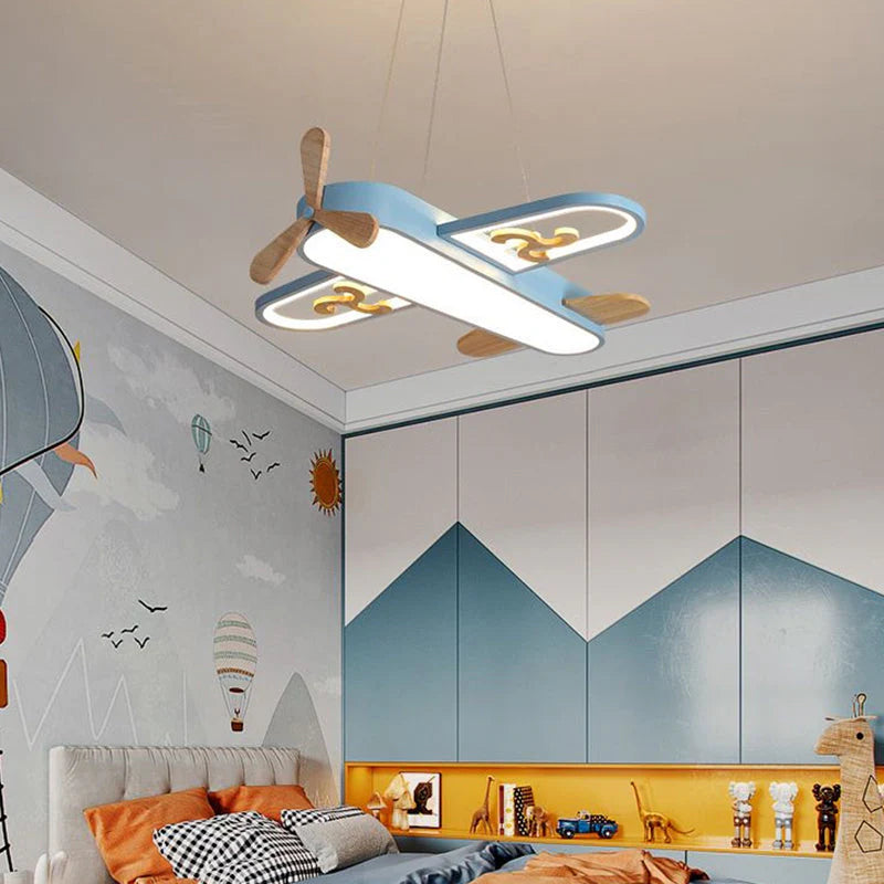Hanglamp - Vliegtuig Kinderkamer Verlichting - AeroLumi